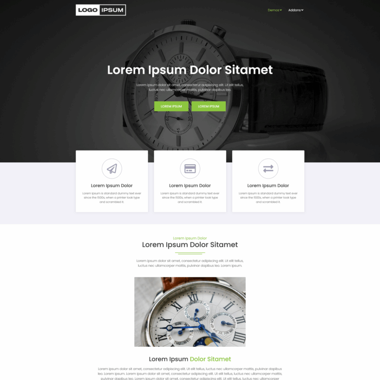 TGI Demo Watch Shop TGI Demo Watch Shop