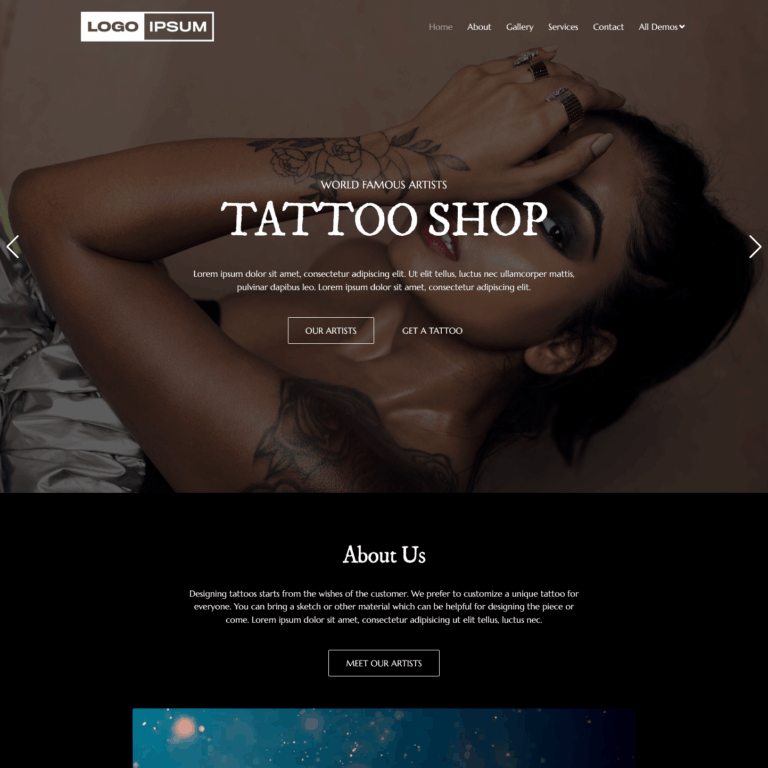 TGI Demo Tattoo Shop TGI Demo Tattoo Shop